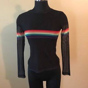 Sheer Rainbow Shirt.